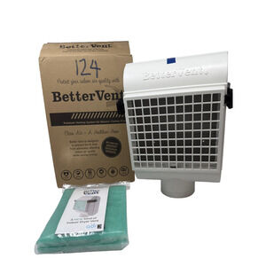 BetterVent Indoor Dryer Vent For Electric Dryers Indoor Air Quality NEW
